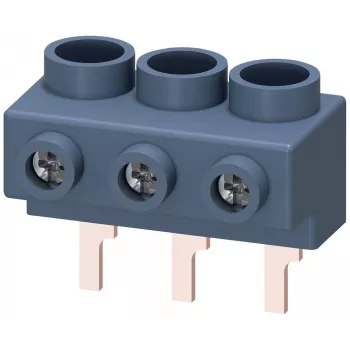 Terminal de alimentação SIEMENS SIRIUS 3RV1915-5A, 3 polos, ligação por parafuso, 690 V, IP20