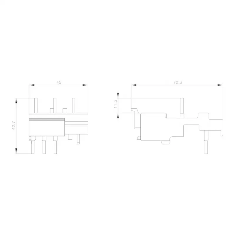 Módulo de ligação Siemens SIRIUS 3RA1921-1 para 3RV1.2 e 3RT101