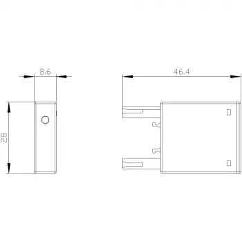 Limitador de sobretensão Siemens 3RT2916-1LM00, varistor, 24 V AC/DC, para contactor SIRIUS 3RT2 tamanho S00