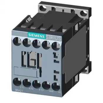 Contactor de potência Siemens SIRIUS 3RT2023-1BB40, 4 kW, 9 A, 24 V AC, 3 polos, tamanho S0