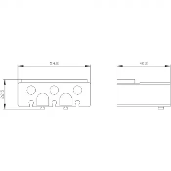 Siemens SIRIUS 3RT2 tampa de terminais para terminais de gaiola 3 polos 3RT29364EA2