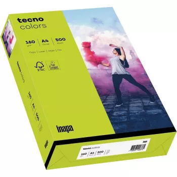Papyrus papel de cópia Colors verde vivo DIN A4 160 g/m² 250 folhas - papel de cópia normal - 160 g/m²