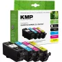 Conjunto de tinteiros compatíveis KMP pack de 4 preto ciano magenta amarelo para Canon PGI-525/CLI-526