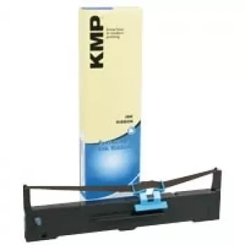 Fita KMP para Epson LQ 590 / FX 890, nylon, preto, recarregável, 12,7 mm x 17 m (1984.0501)