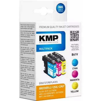 Tinteiro compatível KMP preto High Yield para Brother DCP-J4110DW, MFC-J4410DW, MFC-J4510DW, MFC-J4610DW, MFC-J4710DW, MFC-J6520DW, MFC-J6720DW, MFC-J6920DW (1526,4050)
