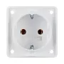 Berker W.1 Tomada Schuko de superfície IP44 branco polar 250V 16A