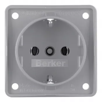 Berker Tomada Schuko 941852506 cinzento mate