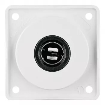 Berker 945172509 Tomada Integro 12V branco polar brilhante