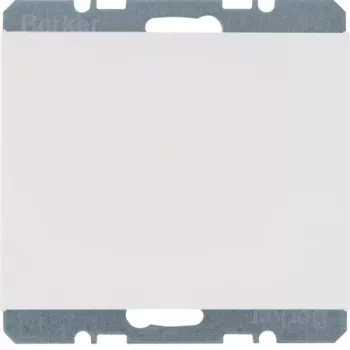 Berker 6710457009 Tampa de interruptor de tecla 1 módulo cinzento brilhante 10 unidades