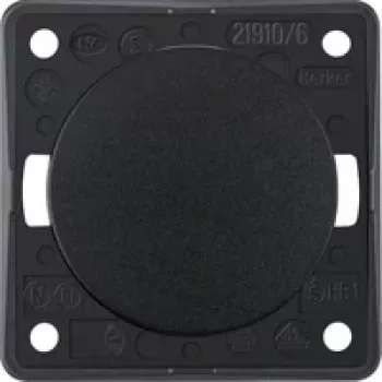 Berker Interruptor de tecla 936562510 ligar/desligar comutador preto brilhante