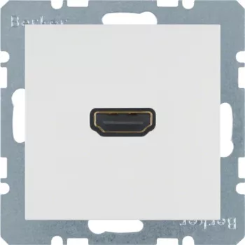 Berker 3315438989 Módulo HDMI, branco