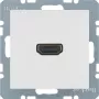 Berker 3315438989 Módulo HDMI, branco