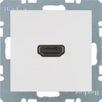 Berker 3315438989 Módulo HDMI, branco