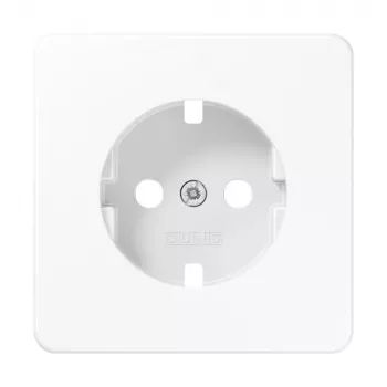 JUNG Placa central para tomada SCHUKO (CD1520PLWW) branco alpino