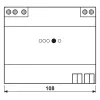 JUNG KNX fonte de alimentação 1280mA 21280 REG calha DIN