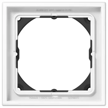 JUNG LS 981 HBF WW Moldura 1 módulo LS 990 28mm saliente branco alpino