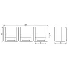 JUNG Tomada SCHUKO 3 módulos 16A 250V 8230 NAW branco alpino