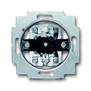 Busch-Jaeger 2723 U Interruptor universal de série, 2 polos, 10 AX, 250 V AC, encastrar, metal, 6415/24