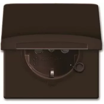 Busch-Jaeger 2064-0-0291 Tomada Schuko CEE 7/3 2P+E IP44 castanho 250V 16A saliente