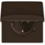 Busch-Jaeger 2064-0-0291 Tomada Schuko CEE 7/3 2P+E IP44 castanho 250V 16A saliente