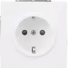 Busch-Jaeger Tomada SCHUKO 20 EUCB-44M Safety+ tomada de encastrar, branco alpino