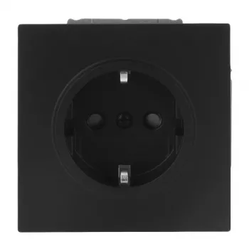 Busch-Jaeger Tomada SCHUKO 20 EUCB-45M Safety+ preto mate