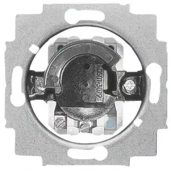 Busch-Jaeger 2733USL-101 Módulo interruptor de chave, 1 polo, 10A, 250V AC, preto/cinzento