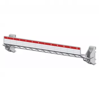 Striebel & John ZEP12 patch panel 12 módulos E-Dat sem Keystone 2CPX054072R9999