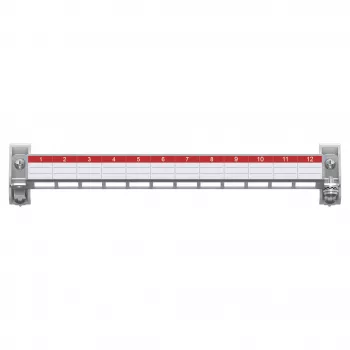 Striebel & John ZEP12 patch panel 12 módulos E-Dat sem Keystone 2CPX054072R9999