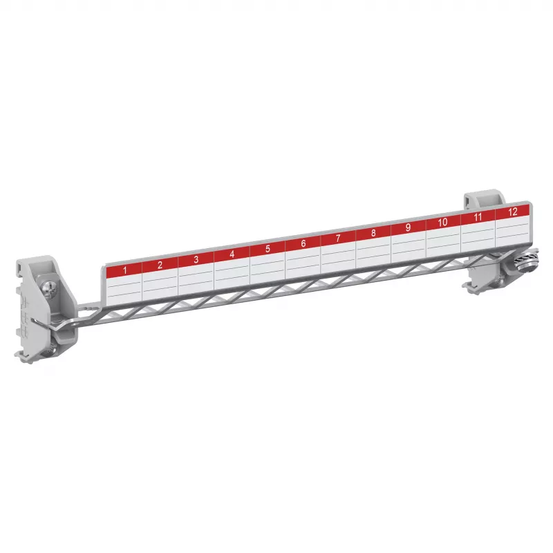 Striebel & John ZEP12 patch panel 12 módulos E-Dat sem Keystone 2CPX054072R9999