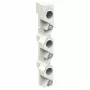 ABB ZE60 Bloco de fusíveis de cavaleiro 2CPX061045R9999 Suporte de fusíveis 1 polo 32A 690V AC 10x38mm cinzento