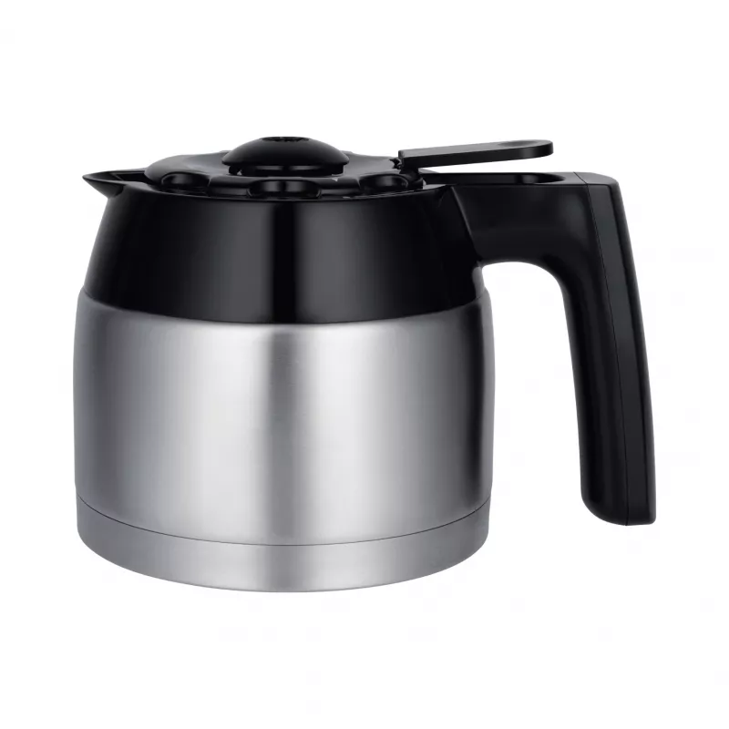 Steba KM F3 Máquina de café de filtro térmica, 1,25 l, 1000 W, aço inoxidável/preto
