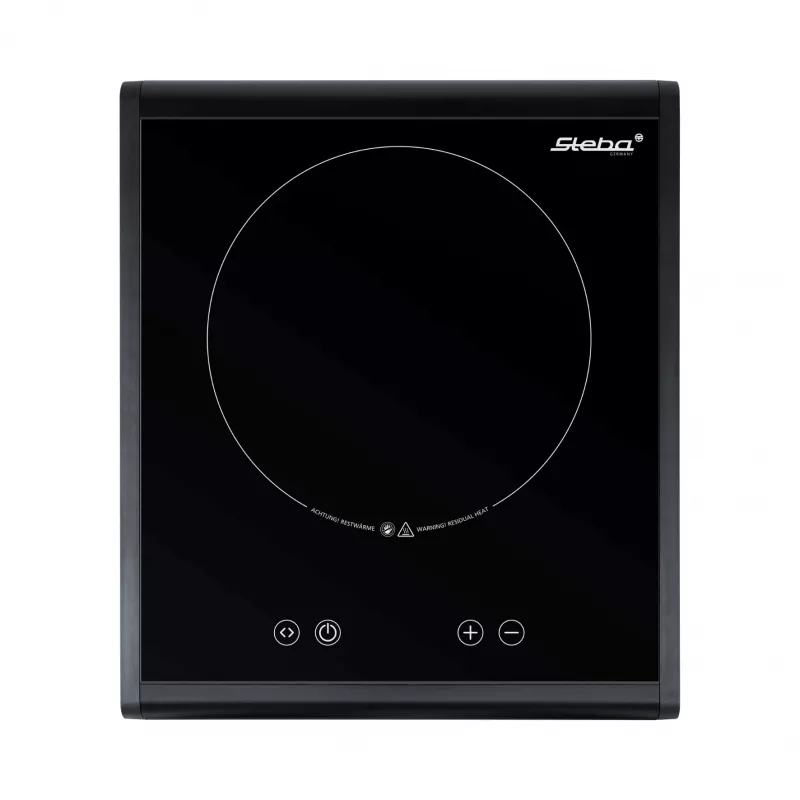 Steba HK 25 Placa vitrocerâmica 2000W 1 zona de cozedura preto/prateado