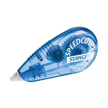 Stanger Speedcover Fita corretora - azul transparente - 12 m - 5 mm - 12 unid.