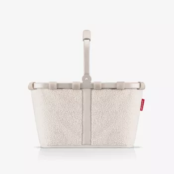 Reisenthel Carrybag Teddy Sand (BK1042) - cesto de compras, 22L, poliéster reciclado