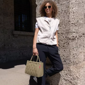 Reisenthel dailyshopper XS rhombus olive mini saco tote