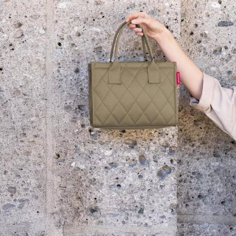 Reisenthel dailyshopper XS rhombus olive mini saco tote