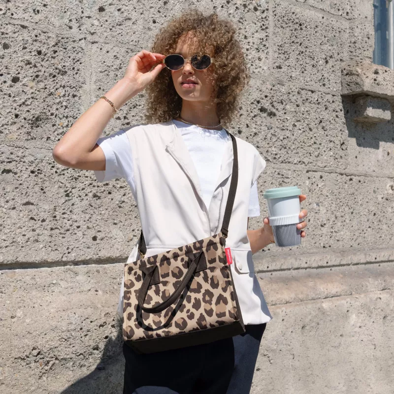 Reisenthel dailyshopper XS Leo Macchiato saco de compras