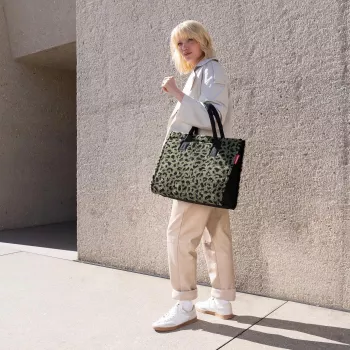 Saco Daily Shopper Teddy Leo Olive Reisenthel