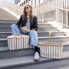 Reisenthel Carrybag Summerstripes Coffee cesto de compras 22L