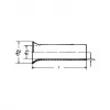 Klauke Terminal de ponta 2,5 mm² 10 mm cobre estanhado terminal de ponta tubular DIN 46228