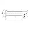 Klauke Terminal de ponta 2,5 mm² 10 mm cobre estanhado terminal de ponta tubular DIN 46228