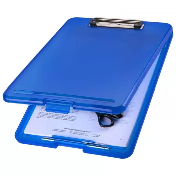 MAPED The Clip Prancheta H2532030 DIN A4 azul translúcida plástico