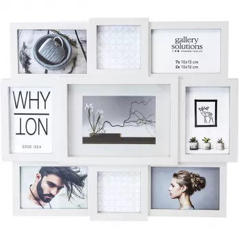 Nielsen Why Not Collage Moldura de galeria branca em resina 8999333