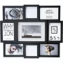 NIELSEN DESIGN Why Not Collage Moldura de galeria preta em resina 8999334