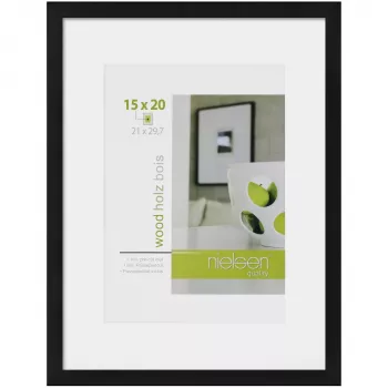 NIELSEN DESIGN Apollon Moldura de madeira preta A4 21x29.7 cm 8988046