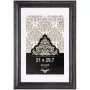 NIELSEN DESIGN Accent Vintage Moldura DIN A4 21x29,7 cm madeira preta