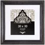 NIELSEN DESIGN Accent Vintage Moldura 30x30 madeira preta