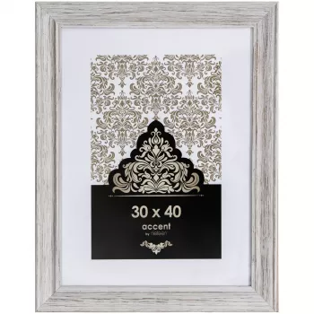 NIELSEN DESIGN Accent Vintage Moldura 30x40 madeira branca 3231001
