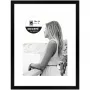 Nielsen Design Aura Moldura de madeira preta 18x24 com passe-partout 1134000